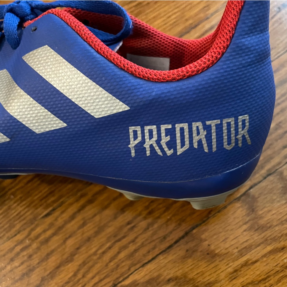 Adidas Blue Predator 19.4 FXG Firm Ground Soccer Cleats - Picture 5 of 8